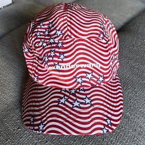 Alexander Wang Ball Cap - red, white with blue stars